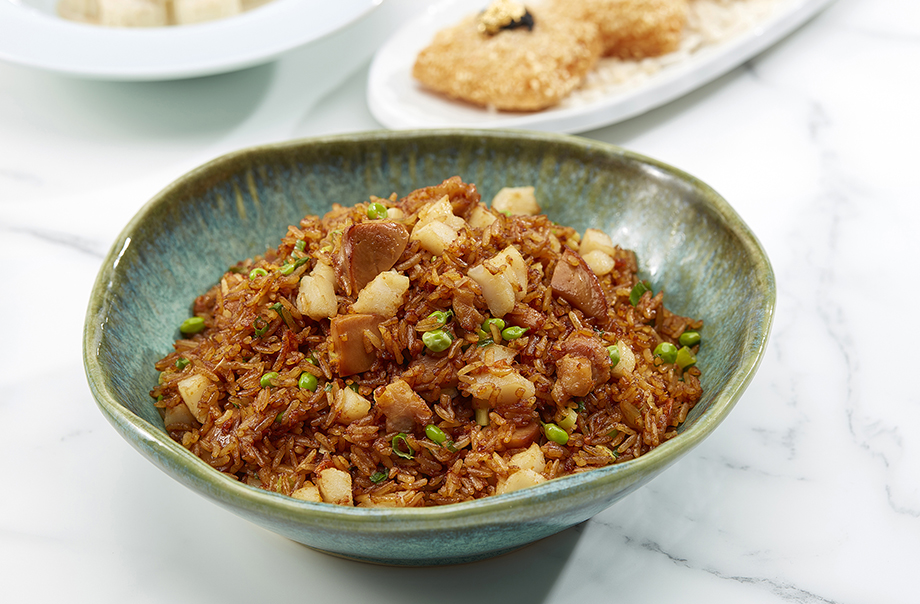 Fried Rice with Diced Abalone, Scallop and Chicken

