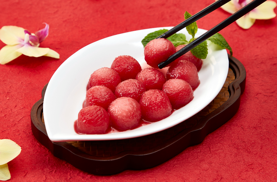 Wild Berries Marinated Winter Melon Ball