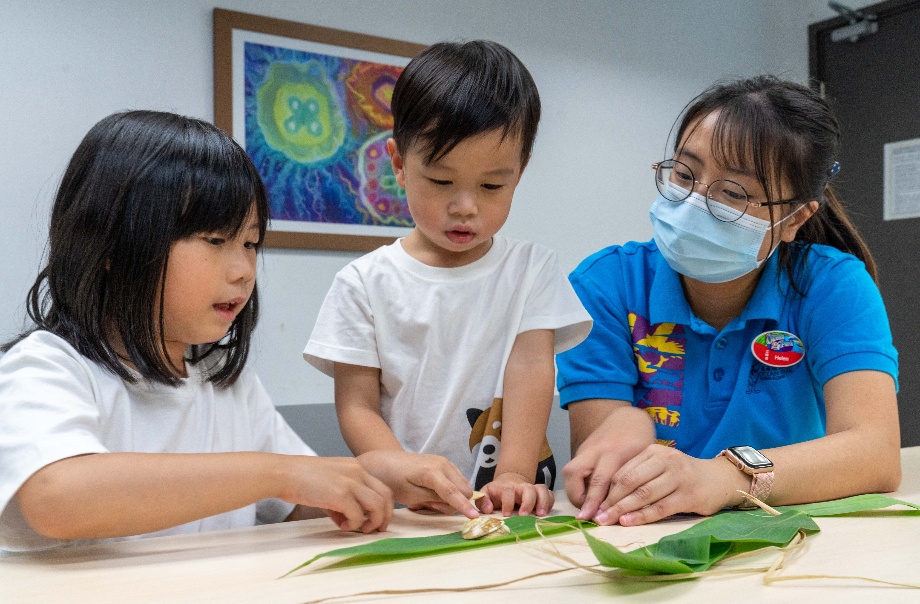 Work together to make the Otter's environmental enrichment items